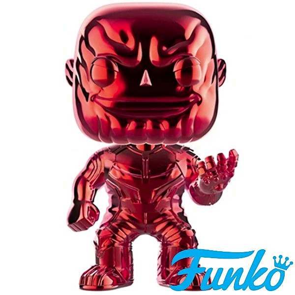 Funko POP #289 Marvel Avengers Infinity War Thanos Red Chrome Exclusive Figure